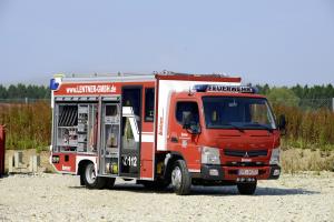 Mitsubishi Fuso Canter 7C18D Staffelloschfahrzeug Lentner 2013 года (GER)
